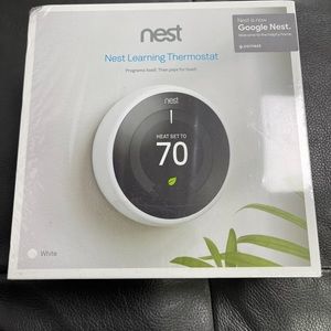 Google - Nest Learning Smart Wifi Thermostat - White
Model:T3017US
